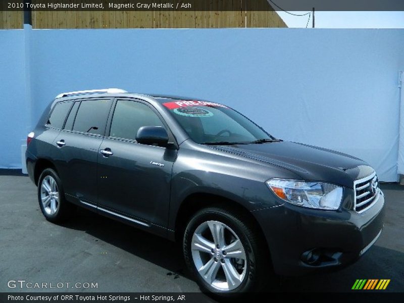 Magnetic Gray Metallic / Ash 2010 Toyota Highlander Limited
