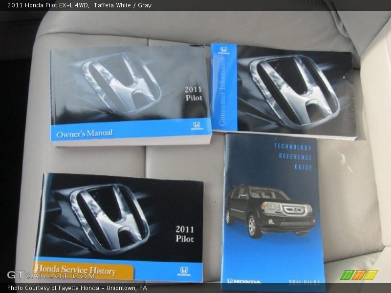 Taffeta White / Gray 2011 Honda Pilot EX-L 4WD