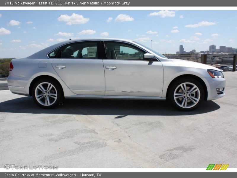 Reflex Silver Metallic / Moonrock Gray 2013 Volkswagen Passat TDI SEL