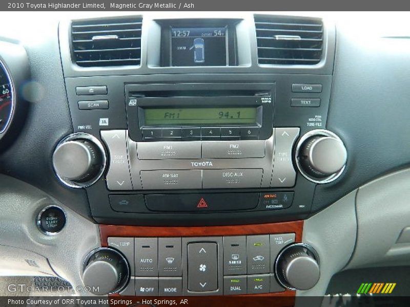 Magnetic Gray Metallic / Ash 2010 Toyota Highlander Limited