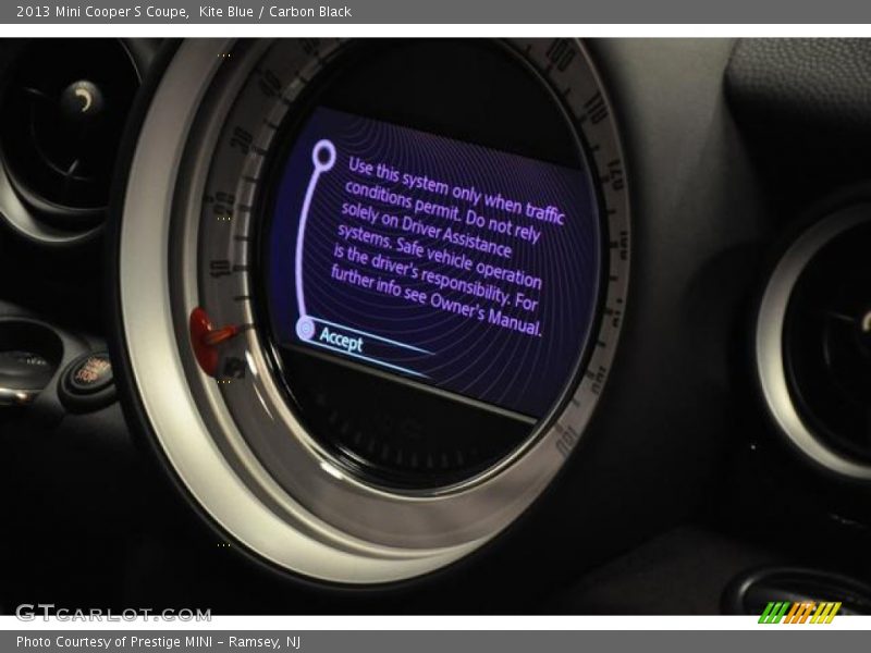 Kite Blue / Carbon Black 2013 Mini Cooper S Coupe
