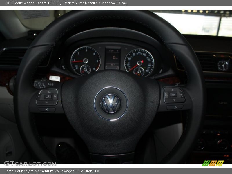 Reflex Silver Metallic / Moonrock Gray 2013 Volkswagen Passat TDI SEL