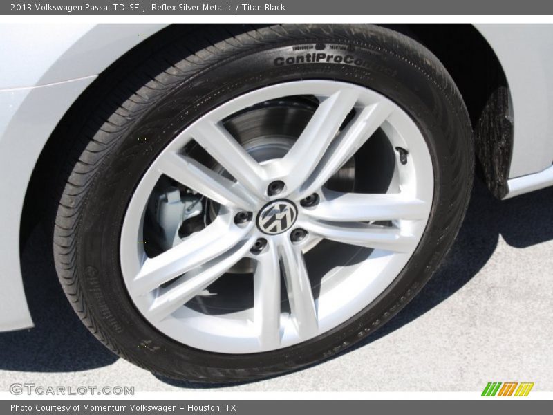 Reflex Silver Metallic / Titan Black 2013 Volkswagen Passat TDI SEL