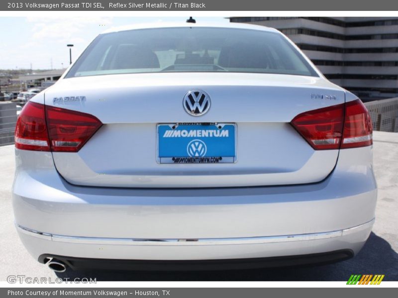 Reflex Silver Metallic / Titan Black 2013 Volkswagen Passat TDI SEL