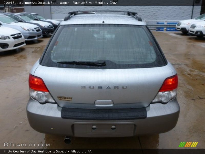 Platinum Silver Metallic / Gray 2004 Subaru Impreza Outback Sport Wagon