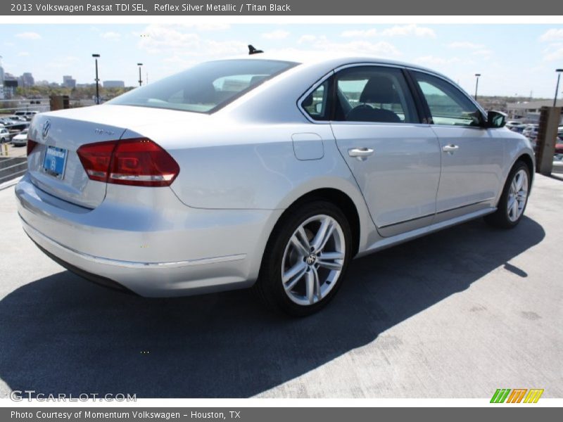 Reflex Silver Metallic / Titan Black 2013 Volkswagen Passat TDI SEL