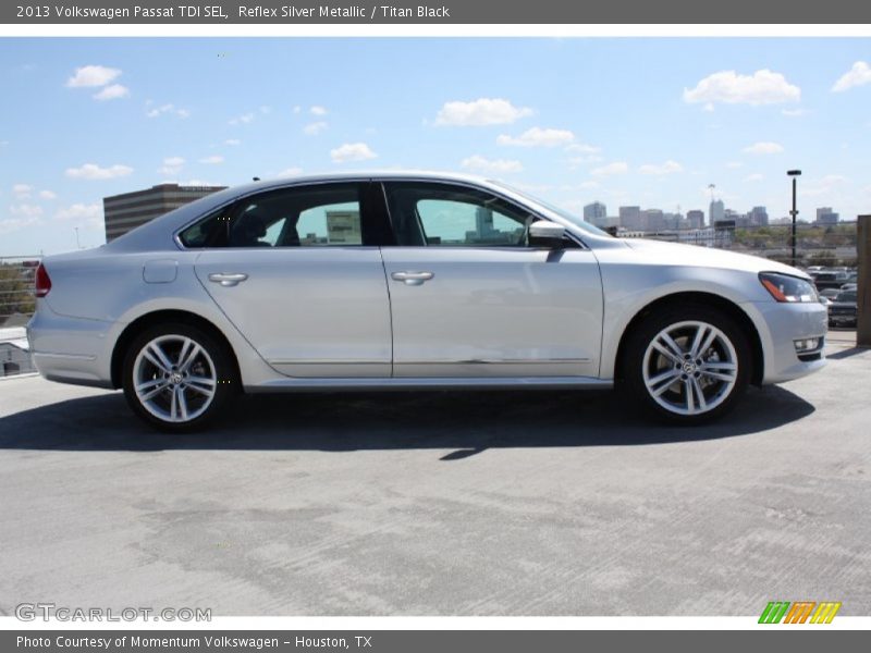 Reflex Silver Metallic / Titan Black 2013 Volkswagen Passat TDI SEL