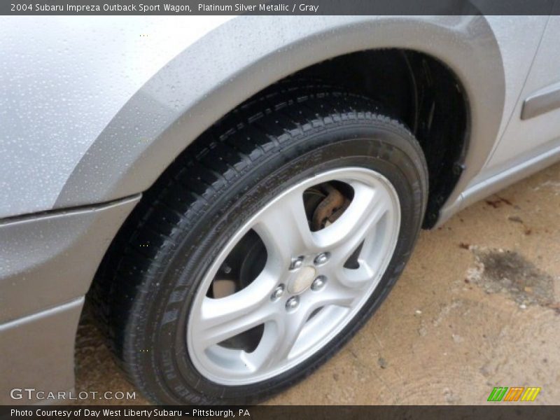 Platinum Silver Metallic / Gray 2004 Subaru Impreza Outback Sport Wagon