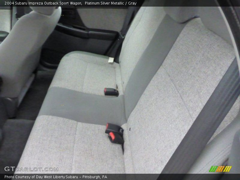 Platinum Silver Metallic / Gray 2004 Subaru Impreza Outback Sport Wagon