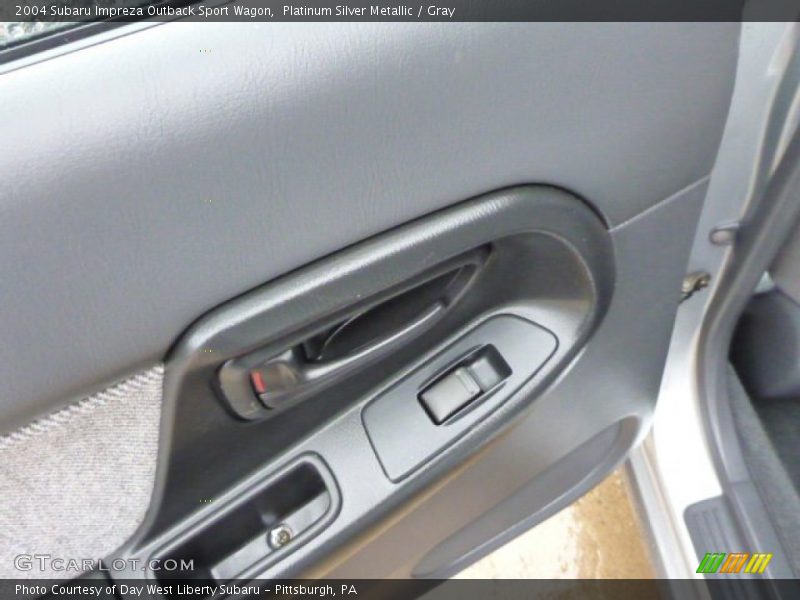 Platinum Silver Metallic / Gray 2004 Subaru Impreza Outback Sport Wagon
