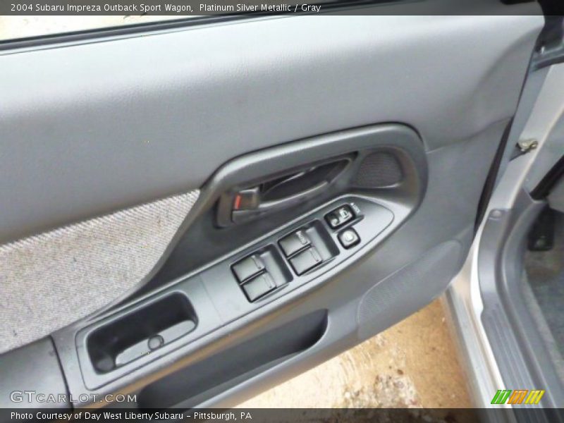 Platinum Silver Metallic / Gray 2004 Subaru Impreza Outback Sport Wagon