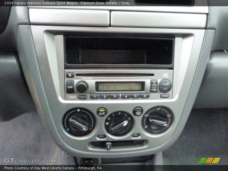 Platinum Silver Metallic / Gray 2004 Subaru Impreza Outback Sport Wagon