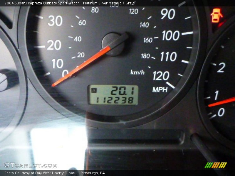 Platinum Silver Metallic / Gray 2004 Subaru Impreza Outback Sport Wagon