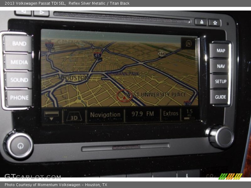 Reflex Silver Metallic / Titan Black 2013 Volkswagen Passat TDI SEL