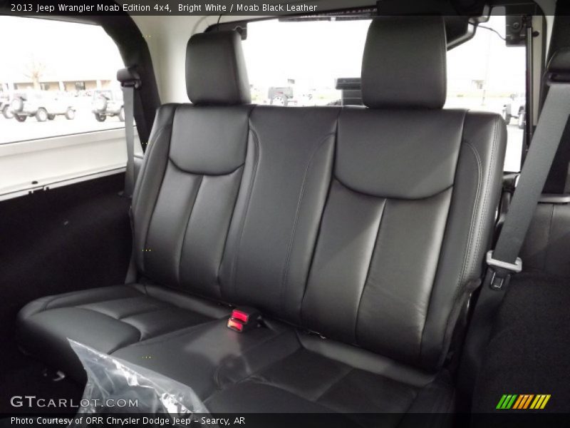 Bright White / Moab Black Leather 2013 Jeep Wrangler Moab Edition 4x4