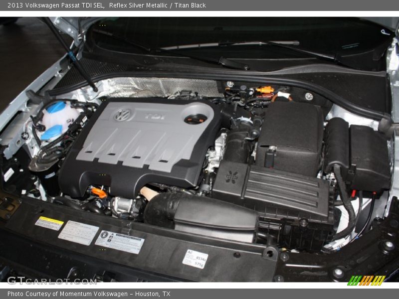 Reflex Silver Metallic / Titan Black 2013 Volkswagen Passat TDI SEL