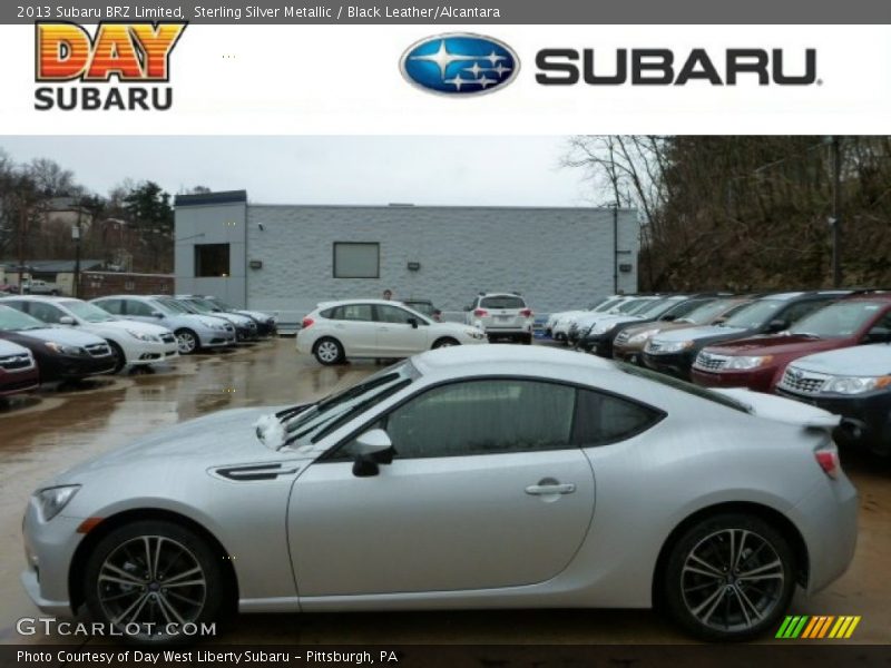 Sterling Silver Metallic / Black Leather/Alcantara 2013 Subaru BRZ Limited