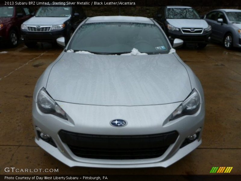 Sterling Silver Metallic / Black Leather/Alcantara 2013 Subaru BRZ Limited