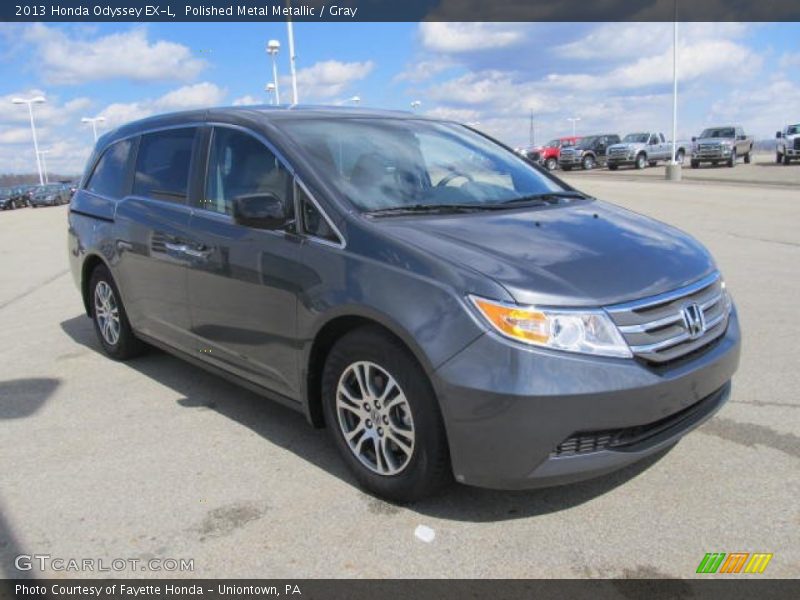Polished Metal Metallic / Gray 2013 Honda Odyssey EX-L