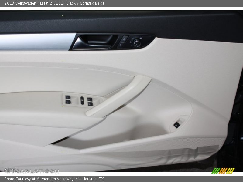 Black / Cornsilk Beige 2013 Volkswagen Passat 2.5L SE