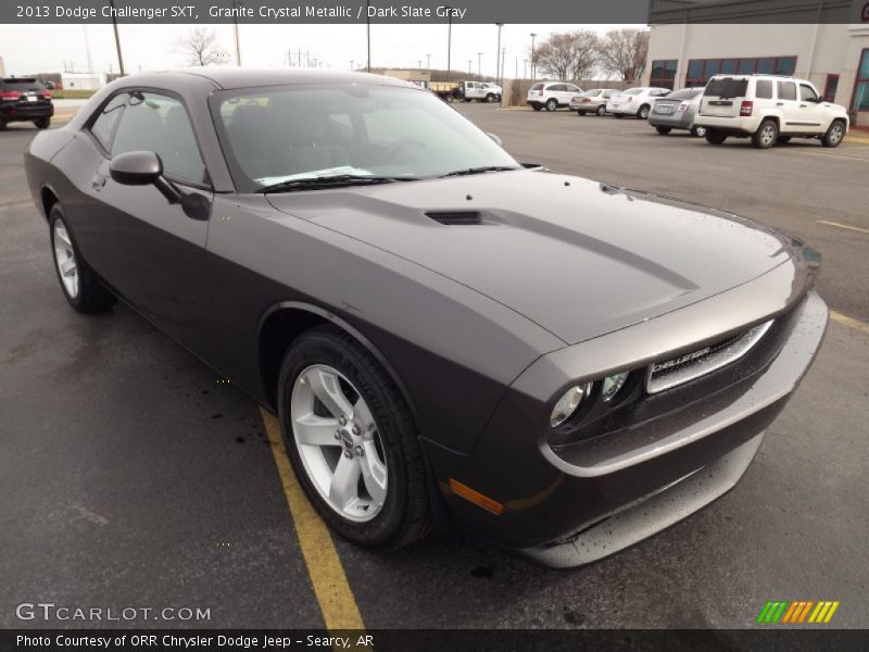 Granite Crystal Metallic / Dark Slate Gray 2013 Dodge Challenger SXT