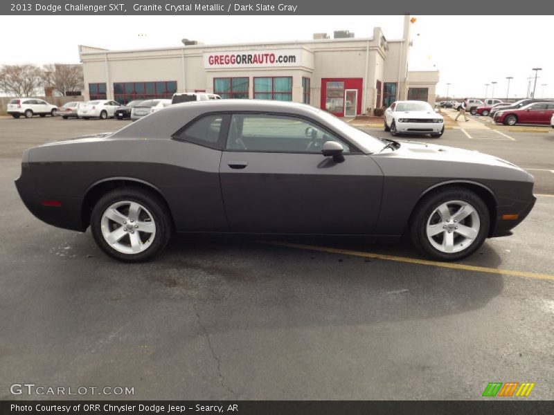 Granite Crystal Metallic / Dark Slate Gray 2013 Dodge Challenger SXT