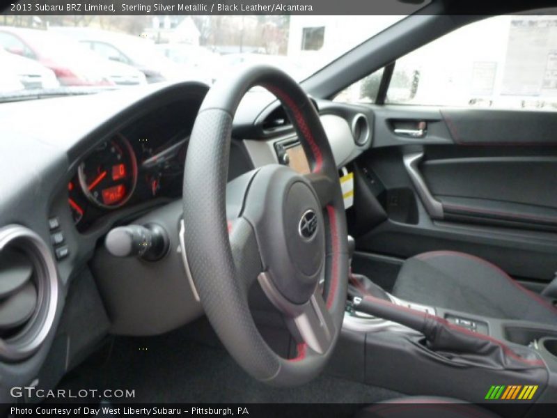 Sterling Silver Metallic / Black Leather/Alcantara 2013 Subaru BRZ Limited