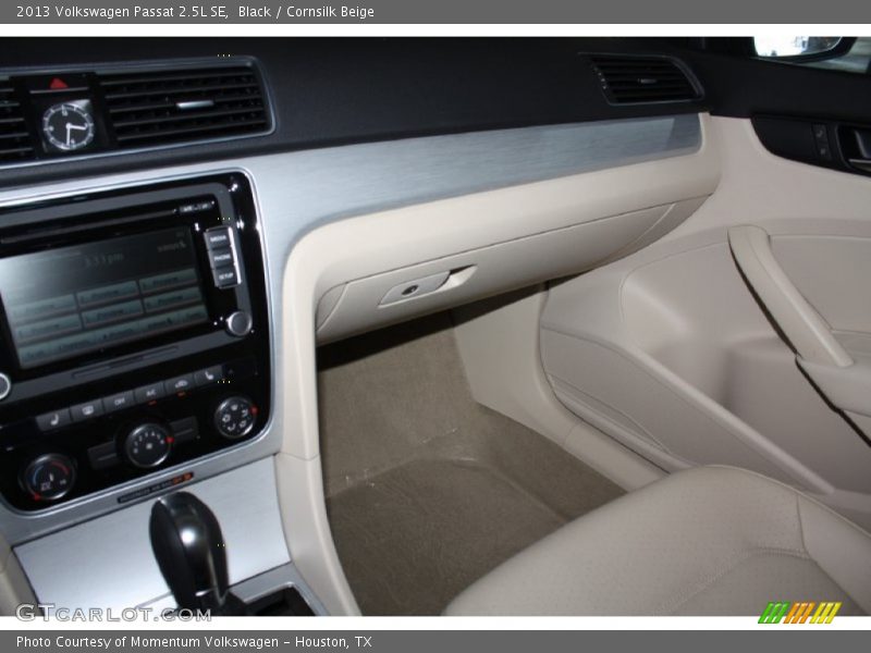Black / Cornsilk Beige 2013 Volkswagen Passat 2.5L SE