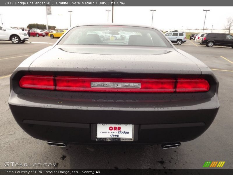 Granite Crystal Metallic / Dark Slate Gray 2013 Dodge Challenger SXT
