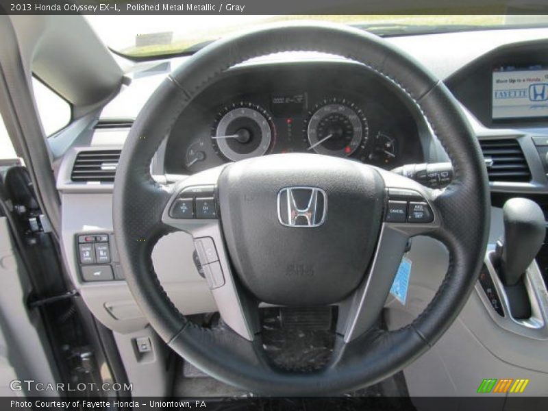 Polished Metal Metallic / Gray 2013 Honda Odyssey EX-L
