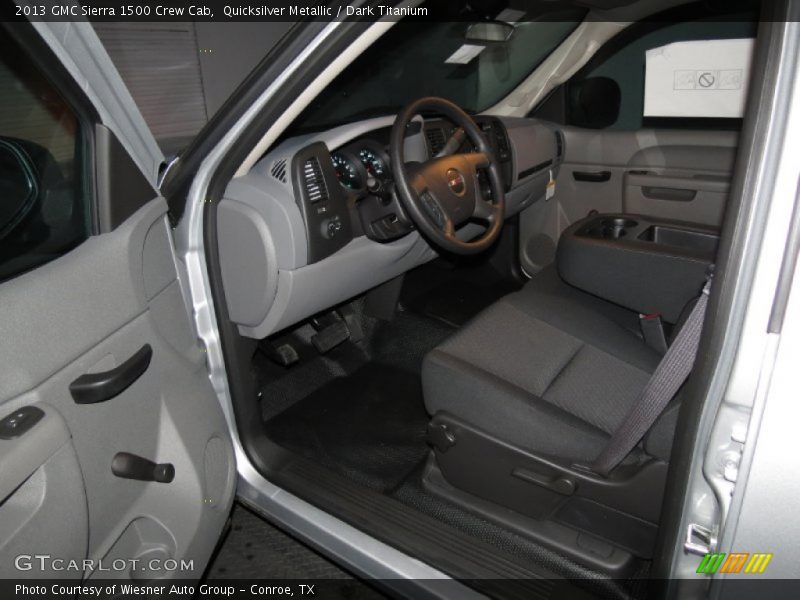 Quicksilver Metallic / Dark Titanium 2013 GMC Sierra 1500 Crew Cab