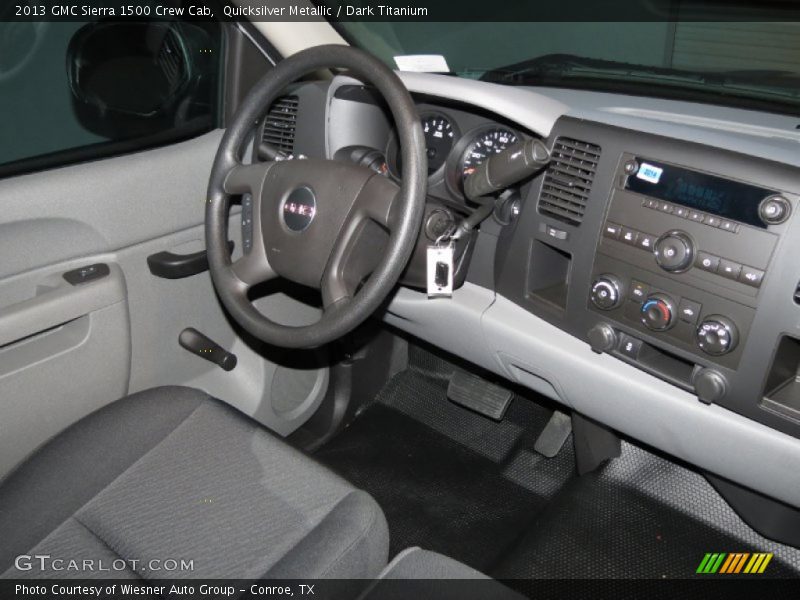 Quicksilver Metallic / Dark Titanium 2013 GMC Sierra 1500 Crew Cab