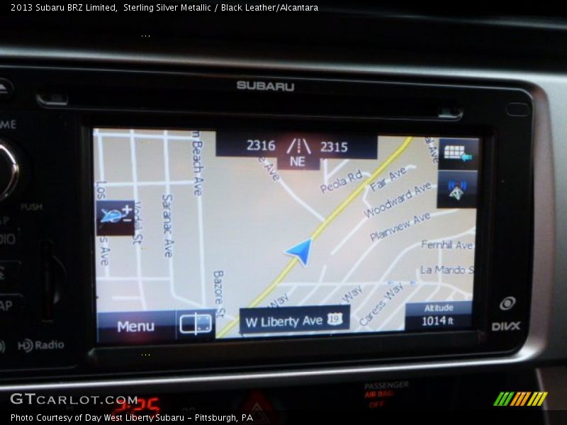 Navigation of 2013 BRZ Limited