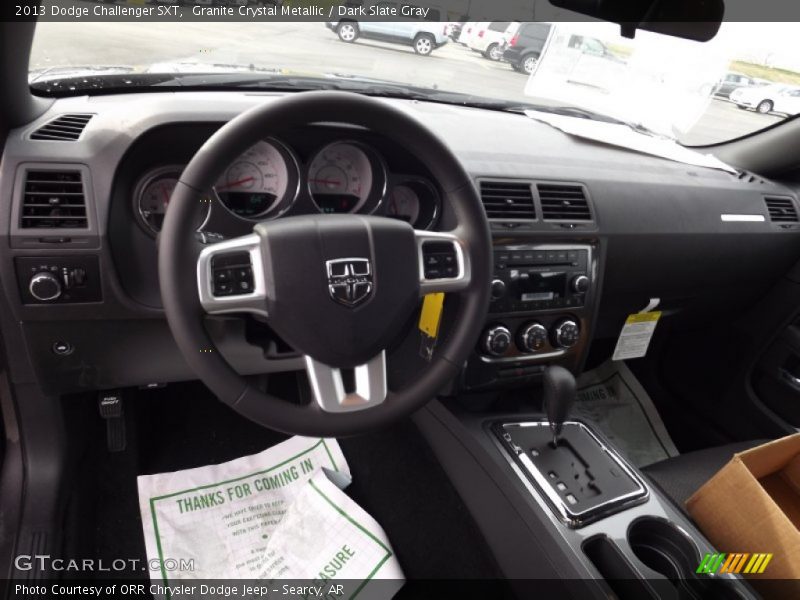 Granite Crystal Metallic / Dark Slate Gray 2013 Dodge Challenger SXT