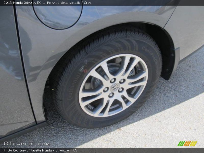 Polished Metal Metallic / Gray 2013 Honda Odyssey EX-L
