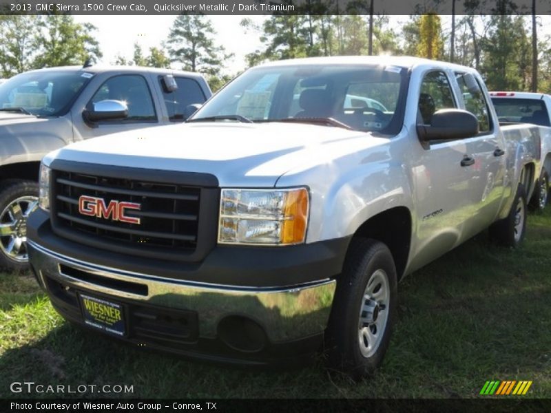 Quicksilver Metallic / Dark Titanium 2013 GMC Sierra 1500 Crew Cab