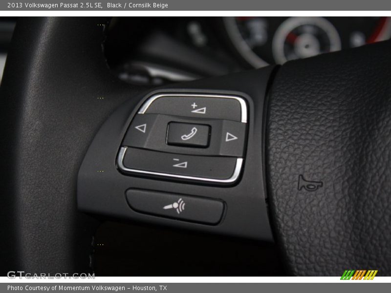 Black / Cornsilk Beige 2013 Volkswagen Passat 2.5L SE