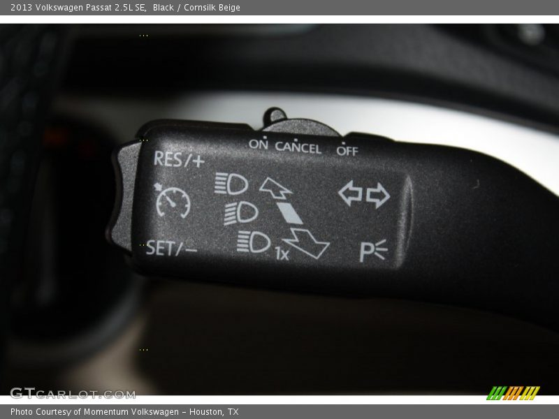 Black / Cornsilk Beige 2013 Volkswagen Passat 2.5L SE