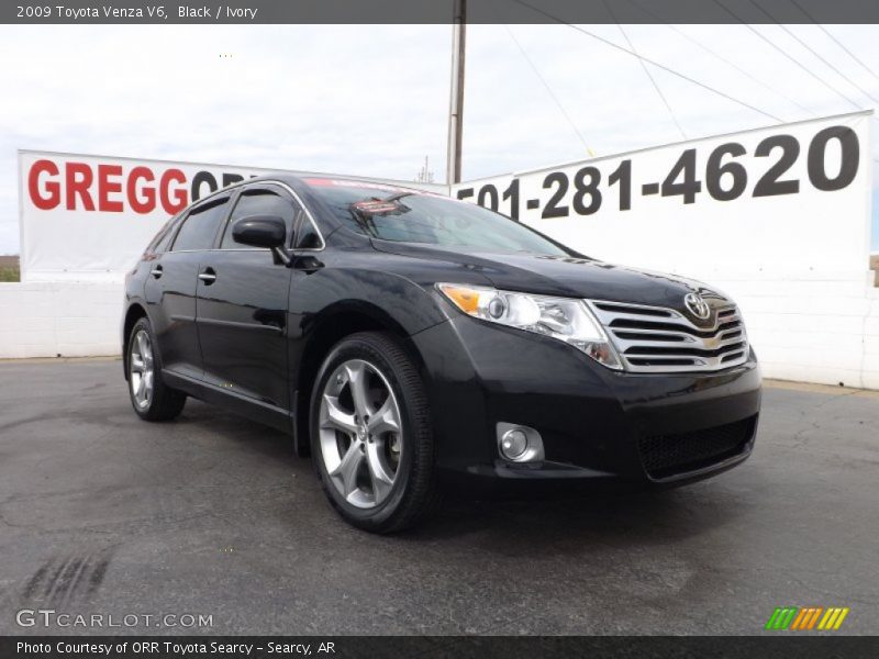 Black / Ivory 2009 Toyota Venza V6