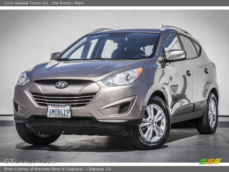 Chai Bronze / Black 2010 Hyundai Tucson GLS