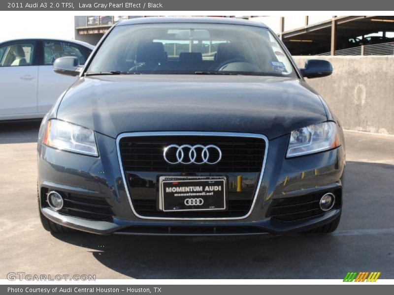 Lava Gray Pearl Effect / Black 2011 Audi A3 2.0 TFSI