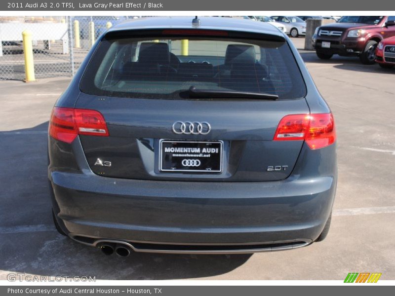 Lava Gray Pearl Effect / Black 2011 Audi A3 2.0 TFSI