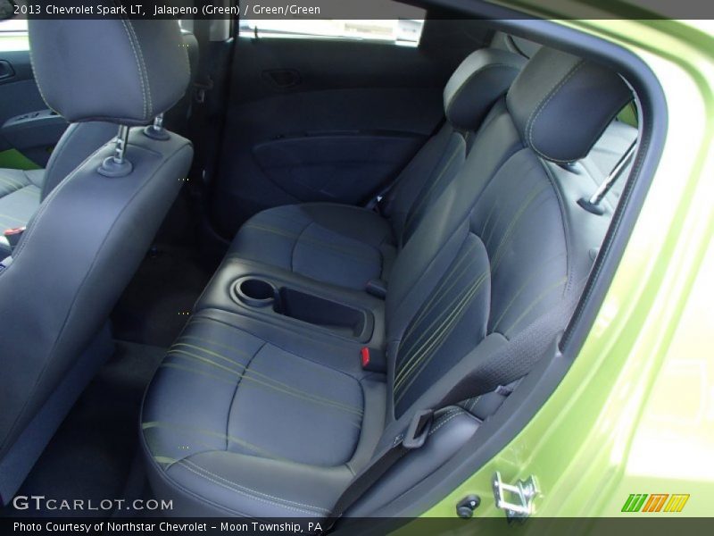 Jalapeno (Green) / Green/Green 2013 Chevrolet Spark LT