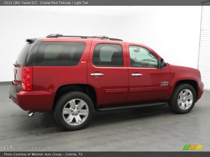 Crystal Red Tintcoat / Light Tan 2013 GMC Yukon SLT