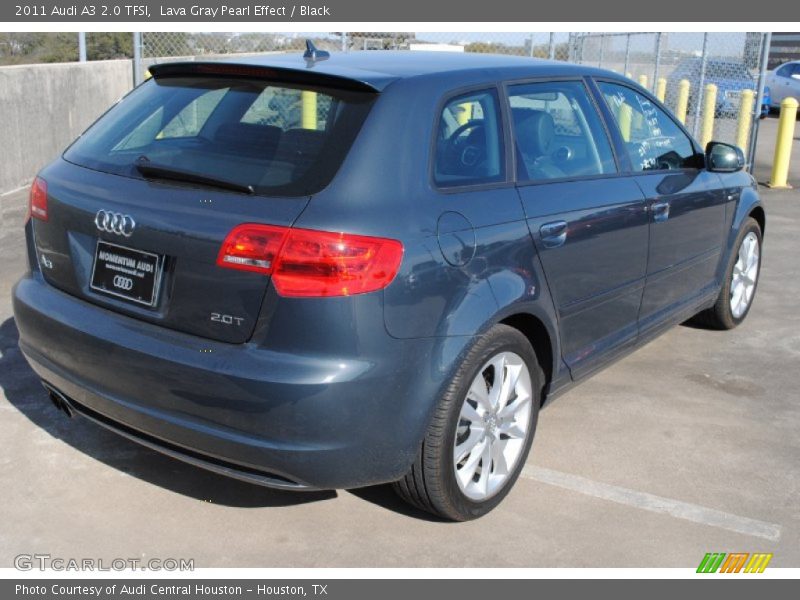 Lava Gray Pearl Effect / Black 2011 Audi A3 2.0 TFSI