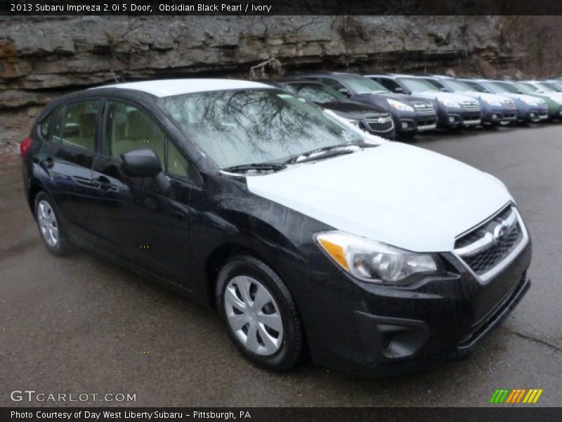 Obsidian Black Pearl / Ivory 2013 Subaru Impreza 2.0i 5 Door