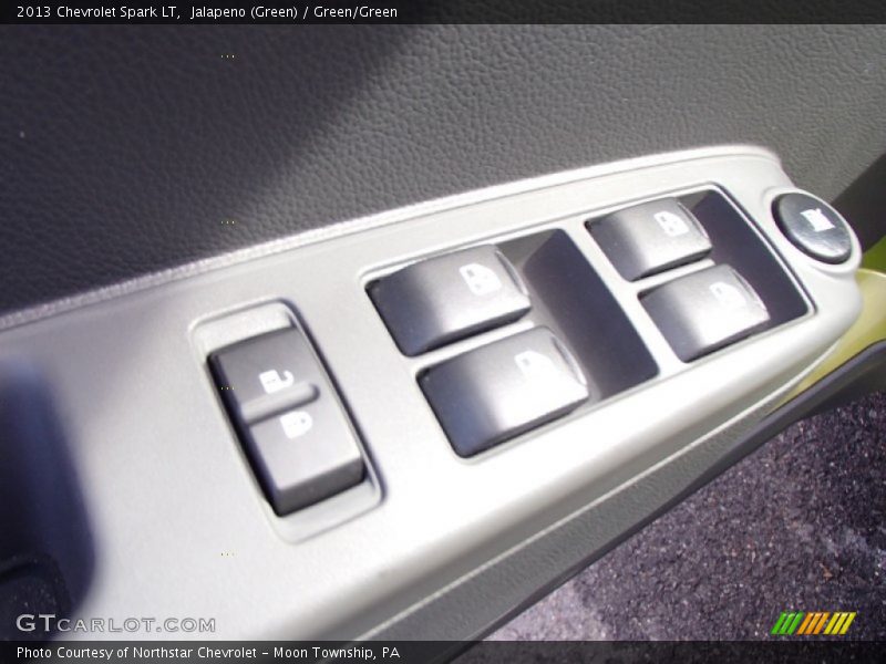 Jalapeno (Green) / Green/Green 2013 Chevrolet Spark LT