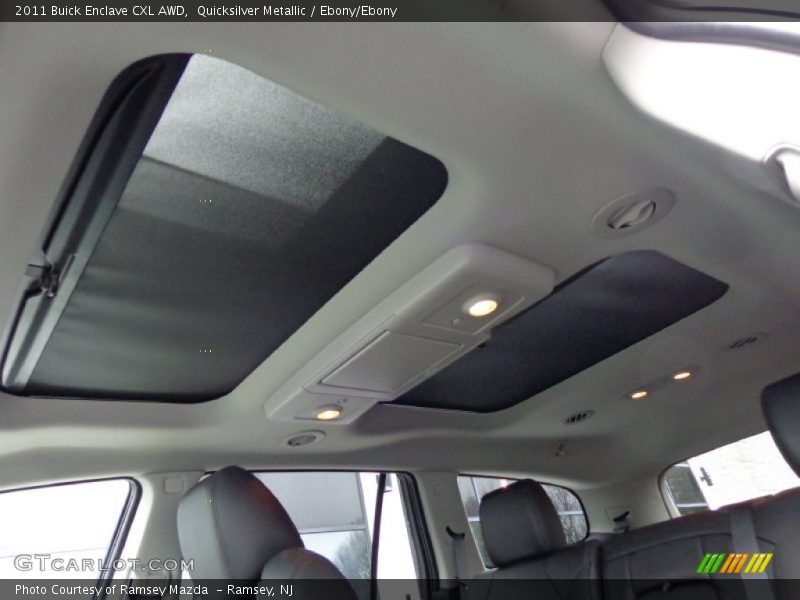 Quicksilver Metallic / Ebony/Ebony 2011 Buick Enclave CXL AWD