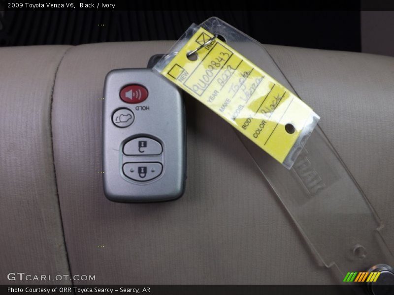 Black / Ivory 2009 Toyota Venza V6
