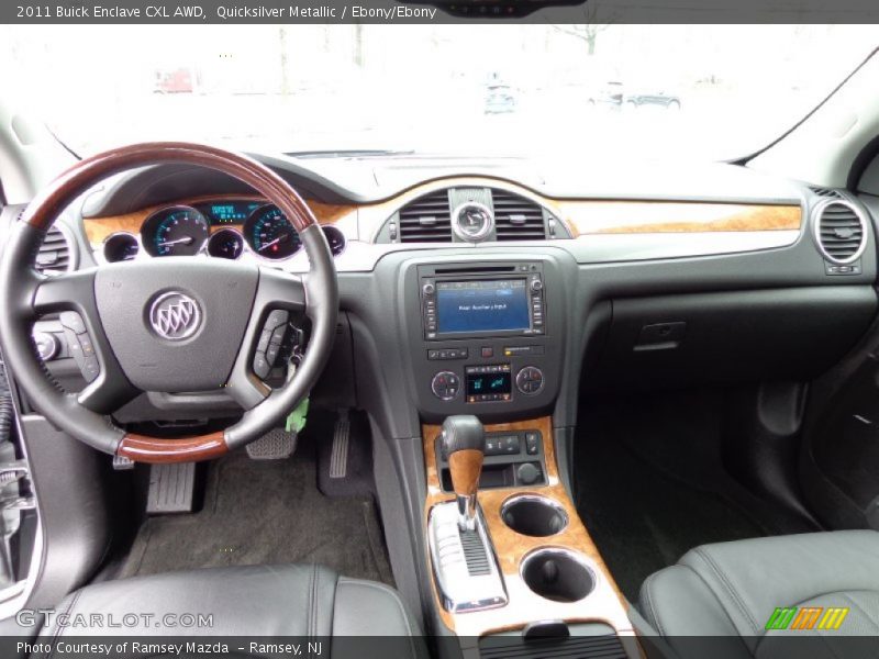 Quicksilver Metallic / Ebony/Ebony 2011 Buick Enclave CXL AWD